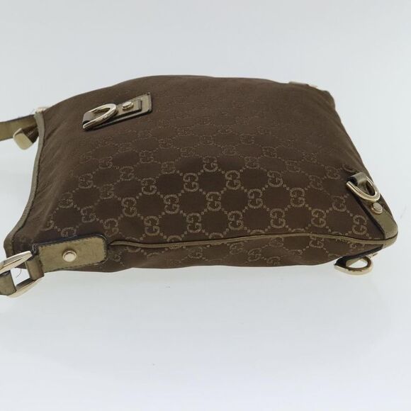 Gucci Abbey Brown Canvas Shoulder Bag (Pre-Owned) - Picture 4 of 16